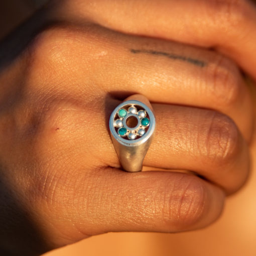 HYQS Ring Bearing Turquoise
